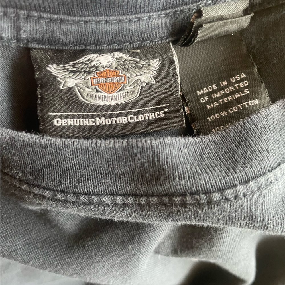 Harley Davidson wounded warrior project black tee - Picture 3 of 4